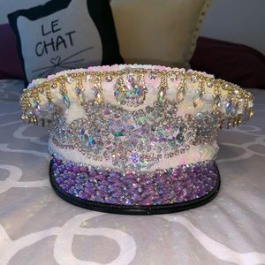 Spectacular Blinged out Festival hat.